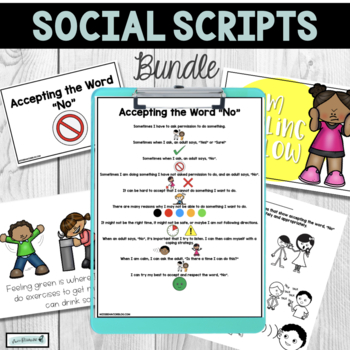 Preview of Social Scripts | Social Stories Bundle