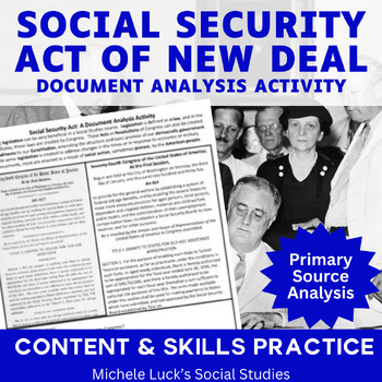 Preview of Social Security Act Document Analysis Activity