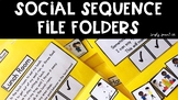 Sequencing File Folders | Social Skills | Special Education