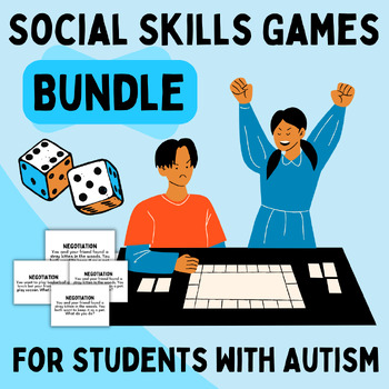 Preview of Social Skill Board Game Bundle: Negotiation, Supporting Peers & Self Control