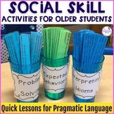 Social Skill Breaks Curriculum:  Social Skills Activities For SLPs