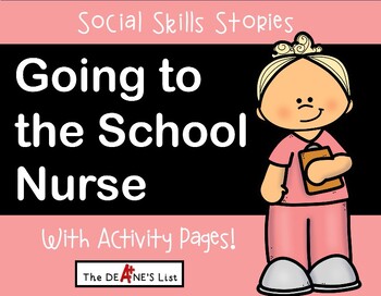 Preview of SOCIAL SKILLS STORY "Going to the School Nurse" Introduction to the Clinic