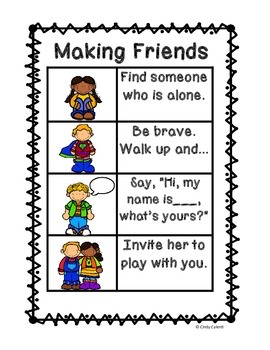 Social Skills 101: Making Friends by Cindy Calenti | TpT