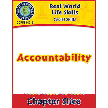Preview of Social Skills: Accountability - Canadian Content Gr. 6-12+