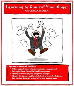 Preview of Social Skills Activities - ANGER MANAGEMENT - Social Skills Lessons -