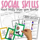 Social Skills Workbook | Kindergarten SPED | Bundle Social