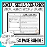 Social Skills Activities | Social Problem Solving Scenarios | Social Role Play