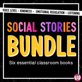Preview of Social Stories for Autism Self Regulation Friendship Kindness Voice Level + more