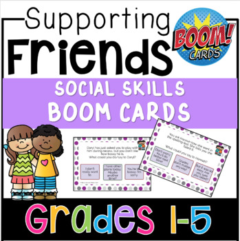 Social Skills Boom Cards by Misty's Speech World | TpT