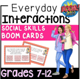 Conversations Skills for Middle School - Boom Cards for Sp