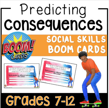 Preview of Problem Solving Scenarios - Boom Cards for Speech Therapy