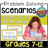 Social Problem Solving Scenarios - Boom Cards for Speech Therapy