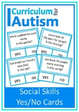 Social Skills Behavior Yes No Autism Special Education