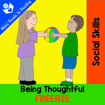 Preview of Social Skills: Being Thoughtful FREEBIE