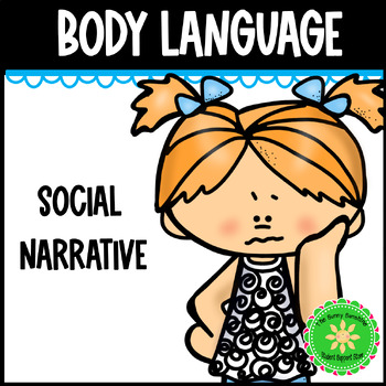 Preview of Social Skills Body Language Story and Activity   
