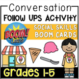 Boom Cards for Speech Therapy - Conversation Skills Practice