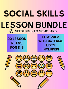 Preview of Social Skills Bundle Cover