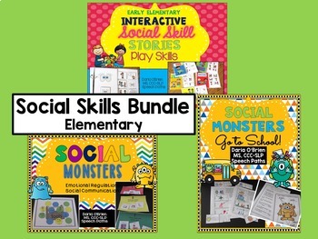 Preview of Social Skills Bundle: Elementary