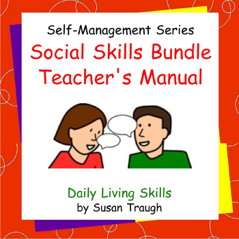 Preview of Social Skills Bundle Teachers Manual - Self Management Series
