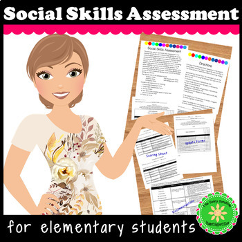Preview of Social Skills Checklist Assessment 