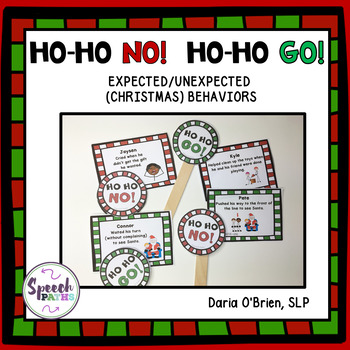 Social Skills Christmas: Expected and Unexpected Behaviors