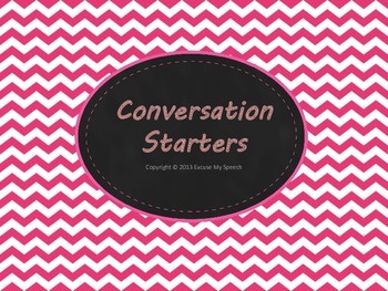 Preview of Social Skills - Conversation Starters