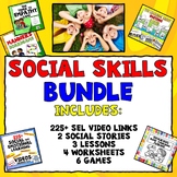 Social Skills Counseling Group BUNDLE for Elementary and M