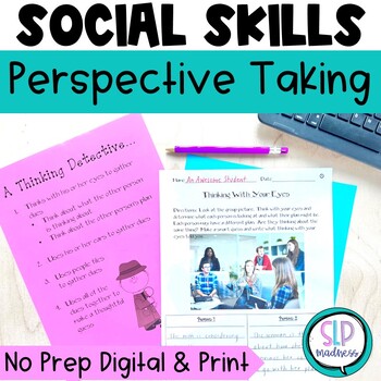 Preview of Social Skills Curriculum Activities l Speech Therapy Social Inferencing Lessons