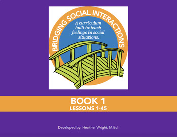 Preview of Social Skills Curriculum- Bridging Social Interactions- Teacher Manual BUNDLE