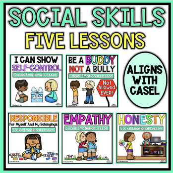 Social Skills Curriculum Mini Bundle 2nd Grade | Social Emotional Learning