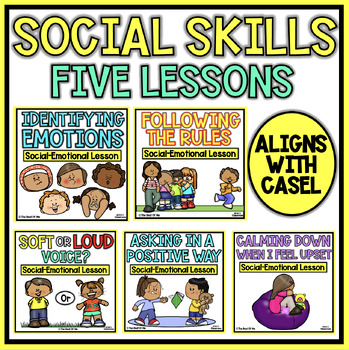 Social Skills Curriculum Mini Bundle Pre-K | Social Emotional Learning