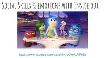 Preview of Social Skills & Emotions Activity with Inside Out
