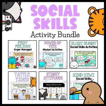 Preview of Social Skills Activities and Games for School Counseling and Behavior Management