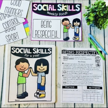 Social Skills For A Year {A Year-long Curriculum} | TpT