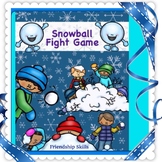 Social Skills Friendship Game:  Snowball Fight Game