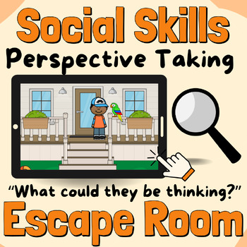 Preview of Social Skills Game: Perspective Taking & Empathy Escape Room