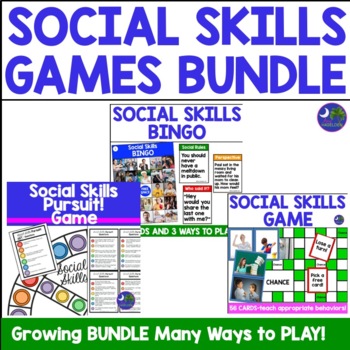 Social Skills Autism Games | Interactive Games Bundle 3 Games by Amy ...