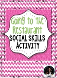 Social Skills Going to the Restaurant Scripts and Vocabulary