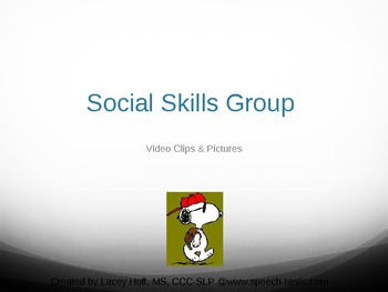 Preview of Social Skills Group Charlie Brown