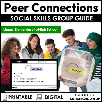 Preview of Social Skills Group Curriculum | Autism + SPED