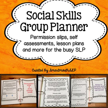 Preview of Social Skills Groups Planner