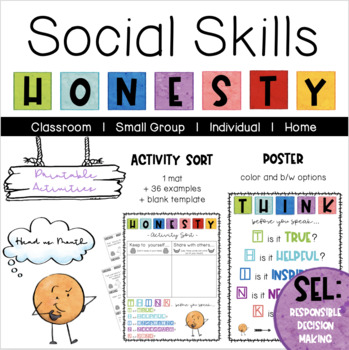 Preview of Social Skills: Honesty