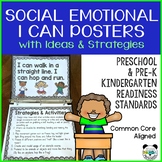 Social Skills I Can Posters for Preschool and PreK