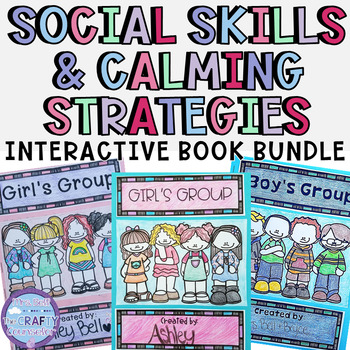 Preview of Interactive Notebooks Small Group Lesson Plans & Social Skills Activities 