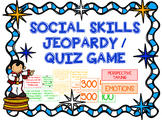 Social Skills Jeopardy/Quiz Game for Speech Therapy, Couns