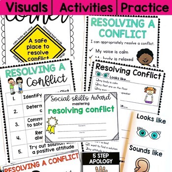 Social Skills Lesson: Resolving a Conflict by Brooke Reagan | TpT
