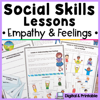 Social Skills Lessons for Empathy and Feelings
