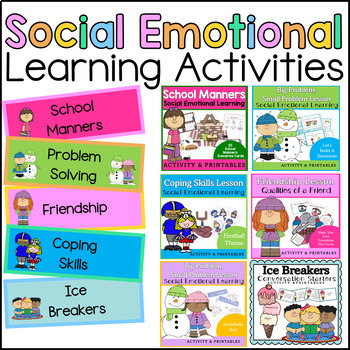 Elementary Counseling - Social Skills Scenarios - Year Round Lessons