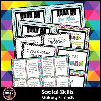 Social Skills Making Friends by Tales From Miss D | TpT