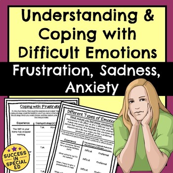 Preview of Social Skills Middle High School Understanding Coping with Anxiety Frustration